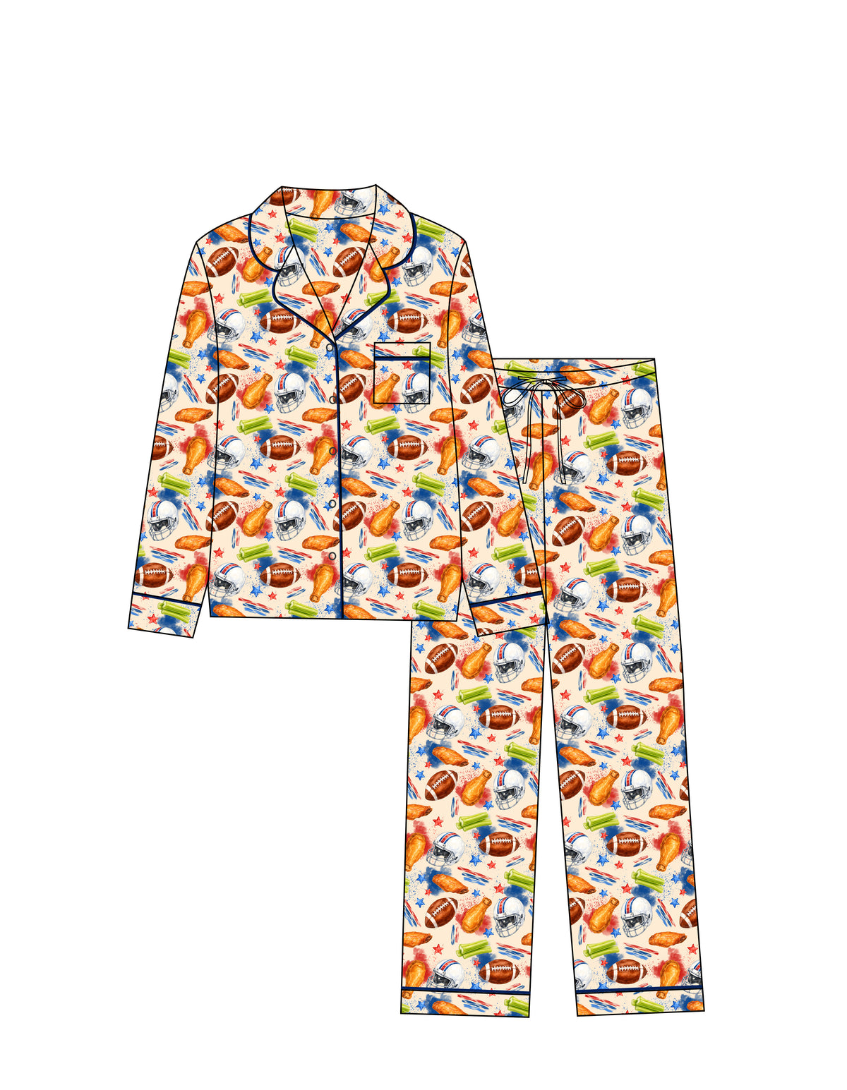 Just Wingin' It | Women's Long Sleeve Pant Set