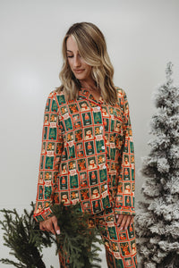 Stamped with Cheer | Women's Long Sleeve Set