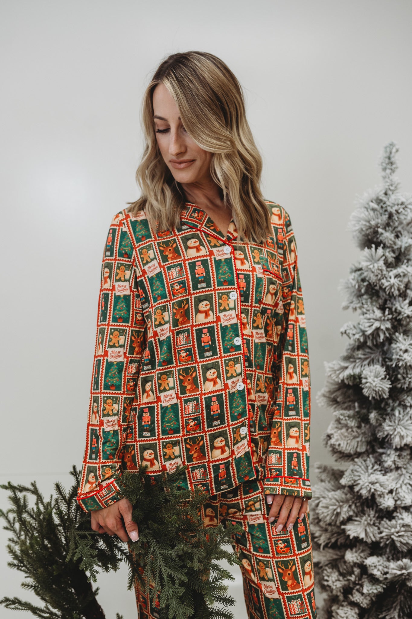 Stamped with Cheer | Women's Long Sleeve Set