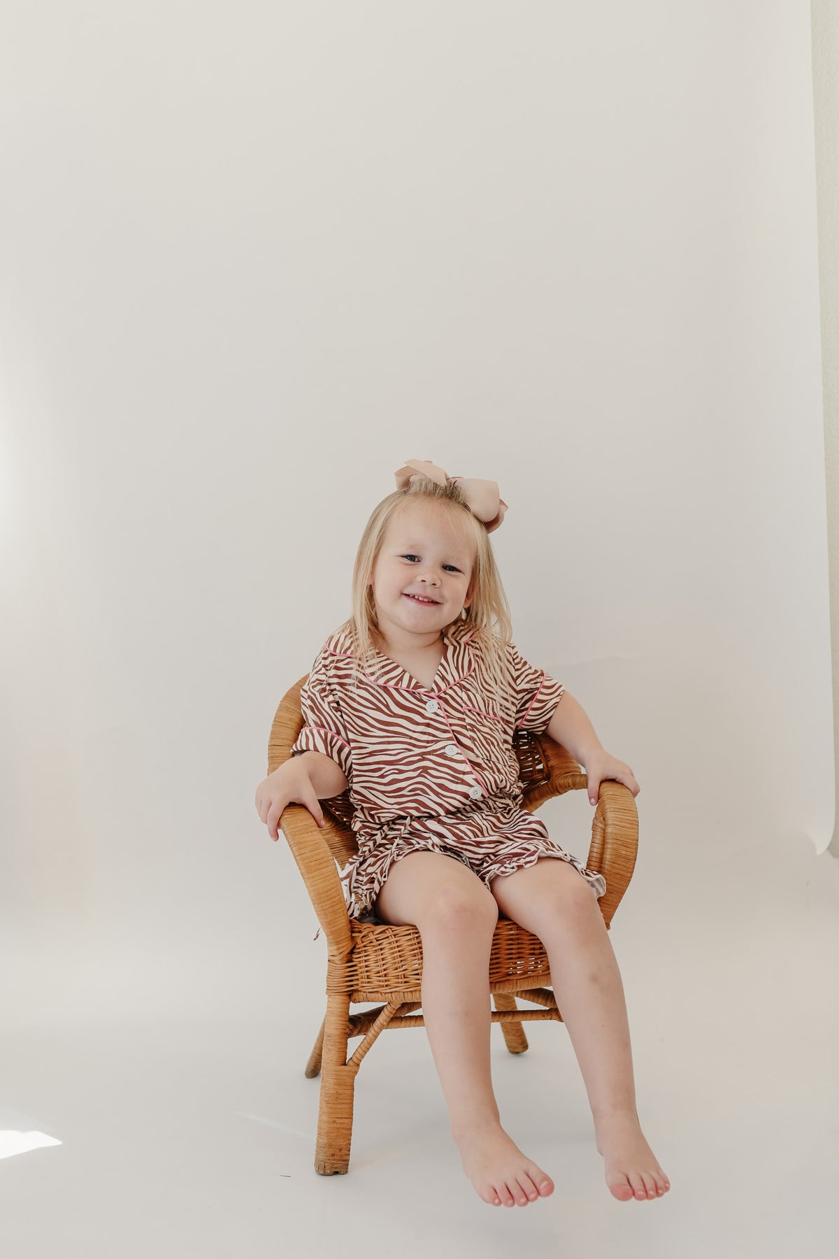 Wild at Heart | Kid’s Ruffle Short Set