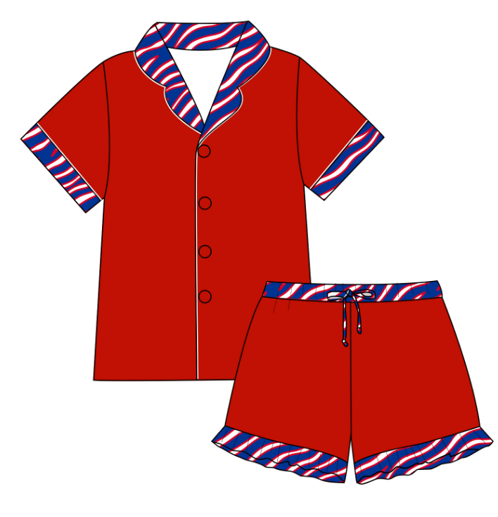 PRESALE: Mafia Mood | Women’s Ruffle Short Set (Est. Ship Date 10/1)