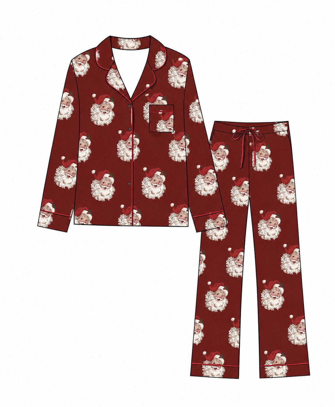 PRESALE: Santa Baby | Women's Long Sleeve Pant Set (Est. Ship Date 11/10)