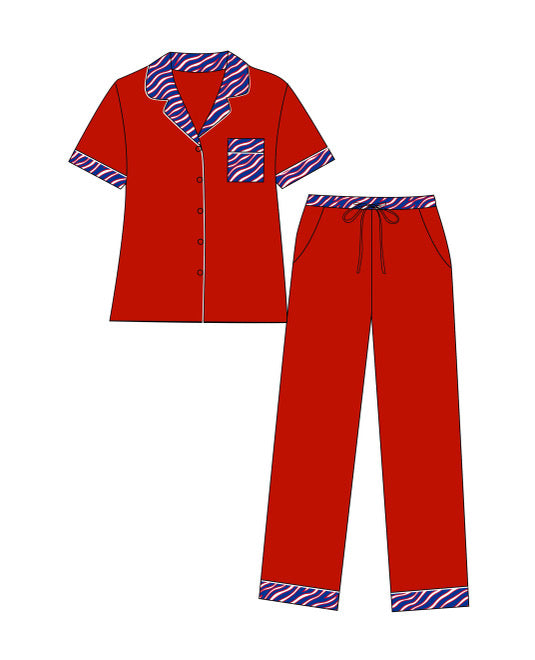 Mafia Mood | Women's Short Sleeve Pant Set