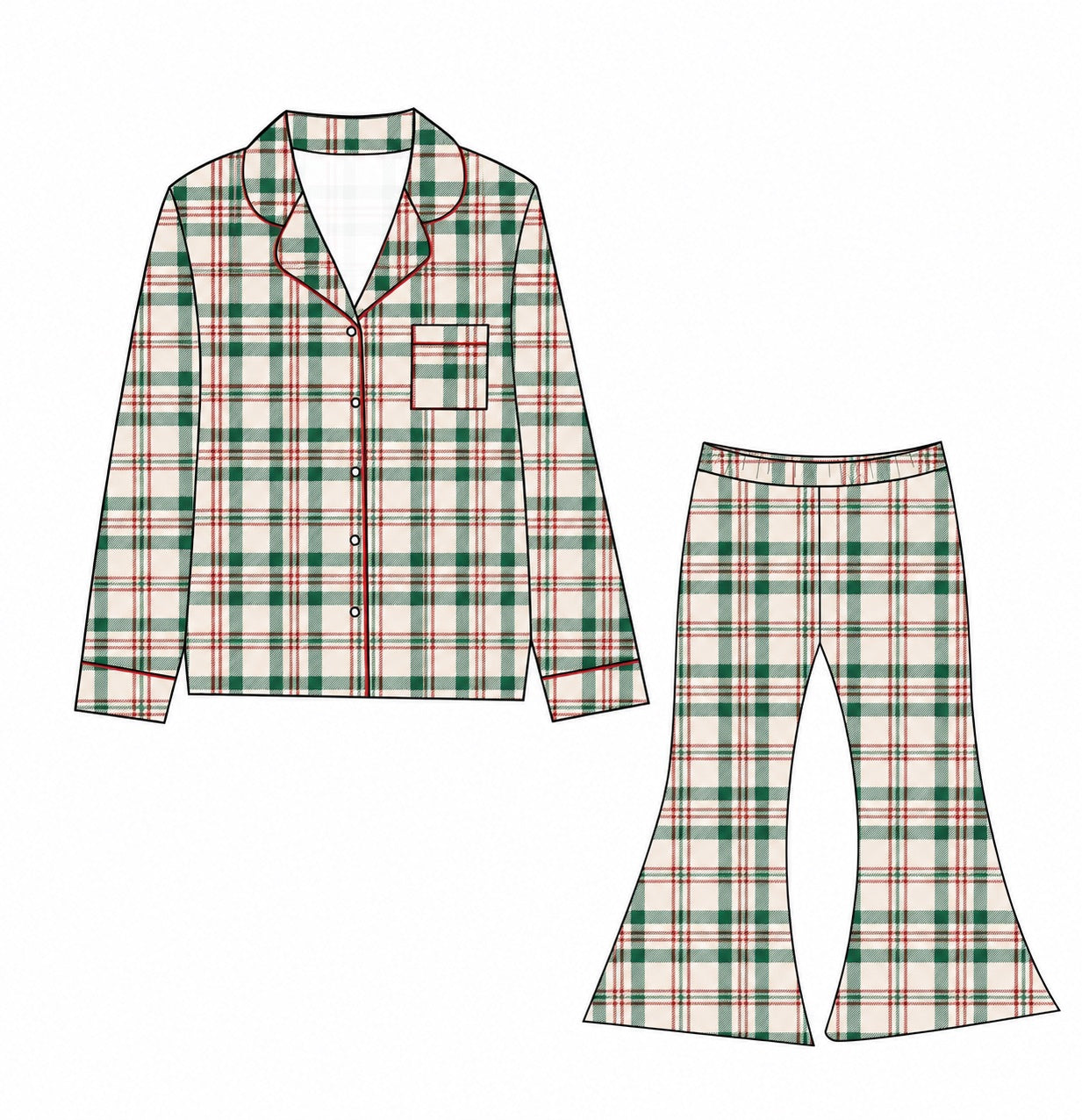 PRESALE: Holiday Hearth | Flared Pant Set (Est. Ship Date 11/10)