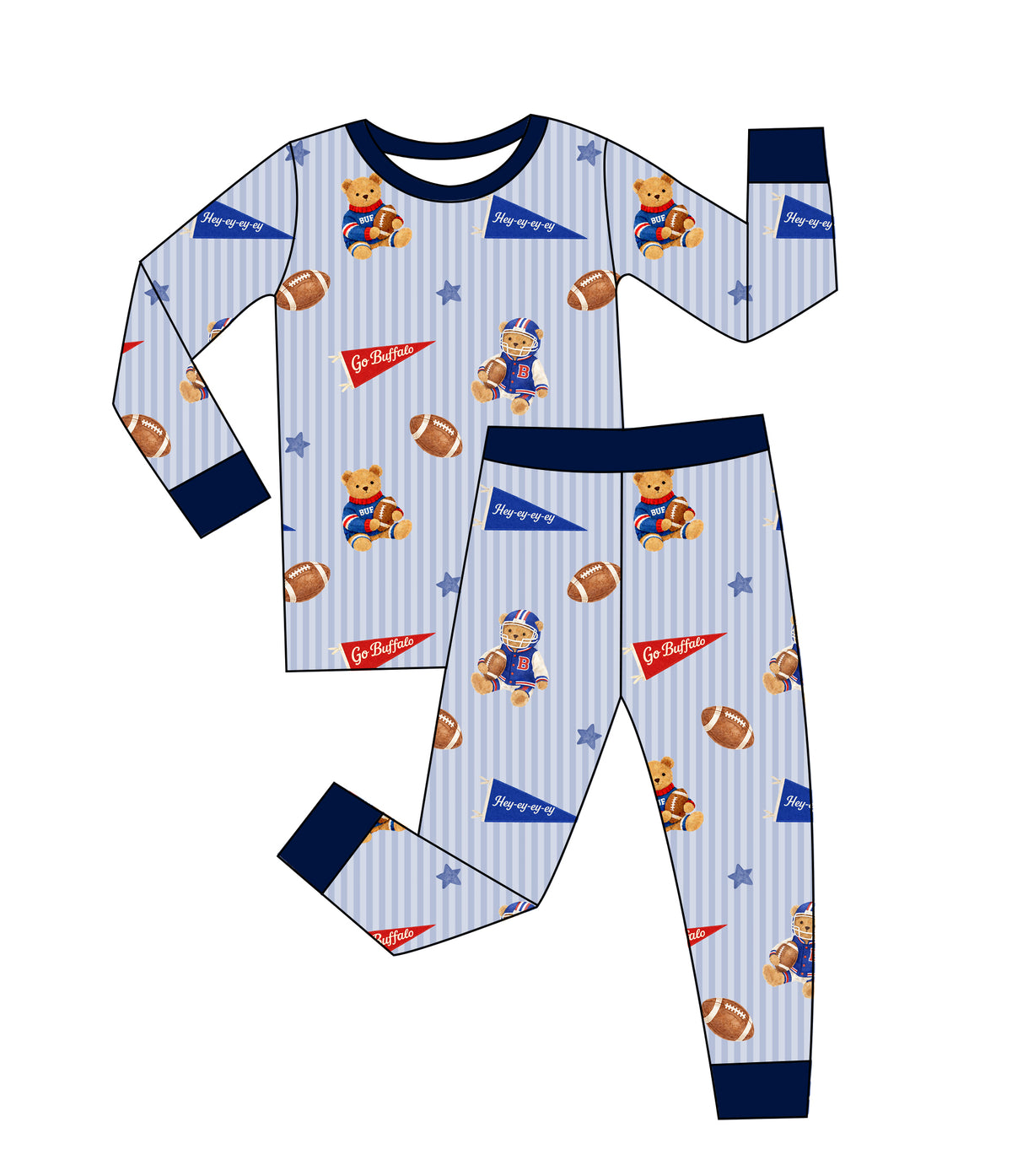 PRESALE: Tailgate Teddy | Long Sleeve Set (Est. Ship Date 10/1)