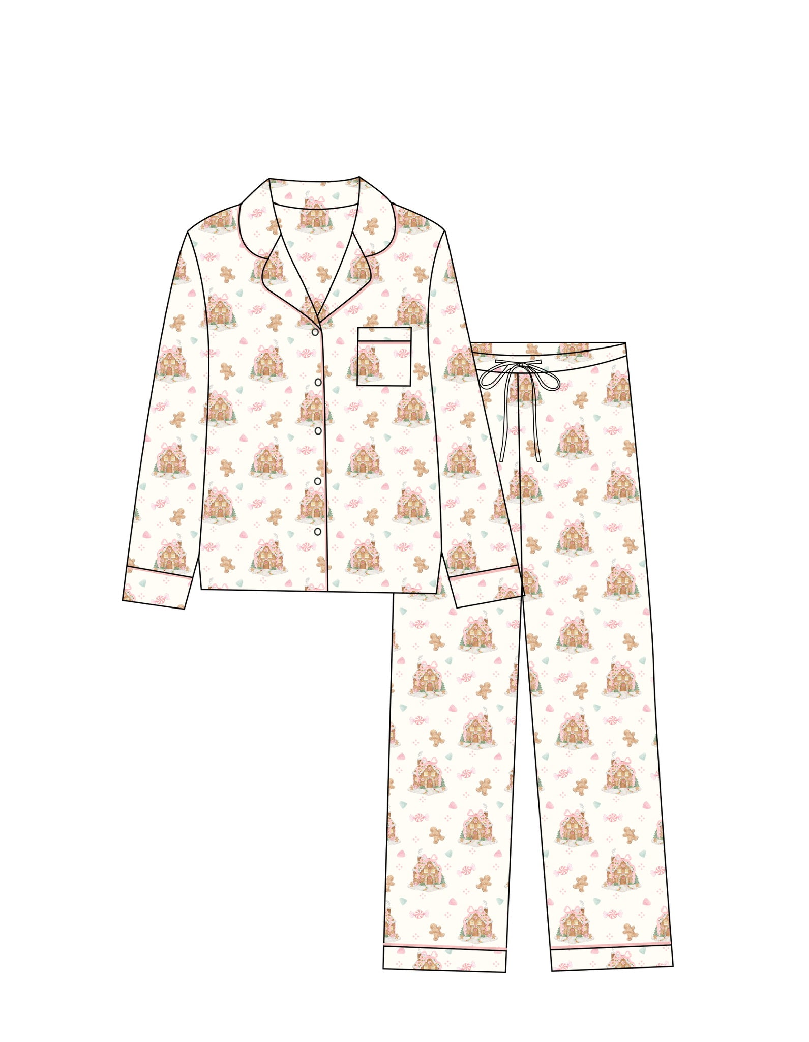 PRESALE: Peppermint Lane | Women's Long Sleeve Pant Set (Est. Ship Date 11/10)