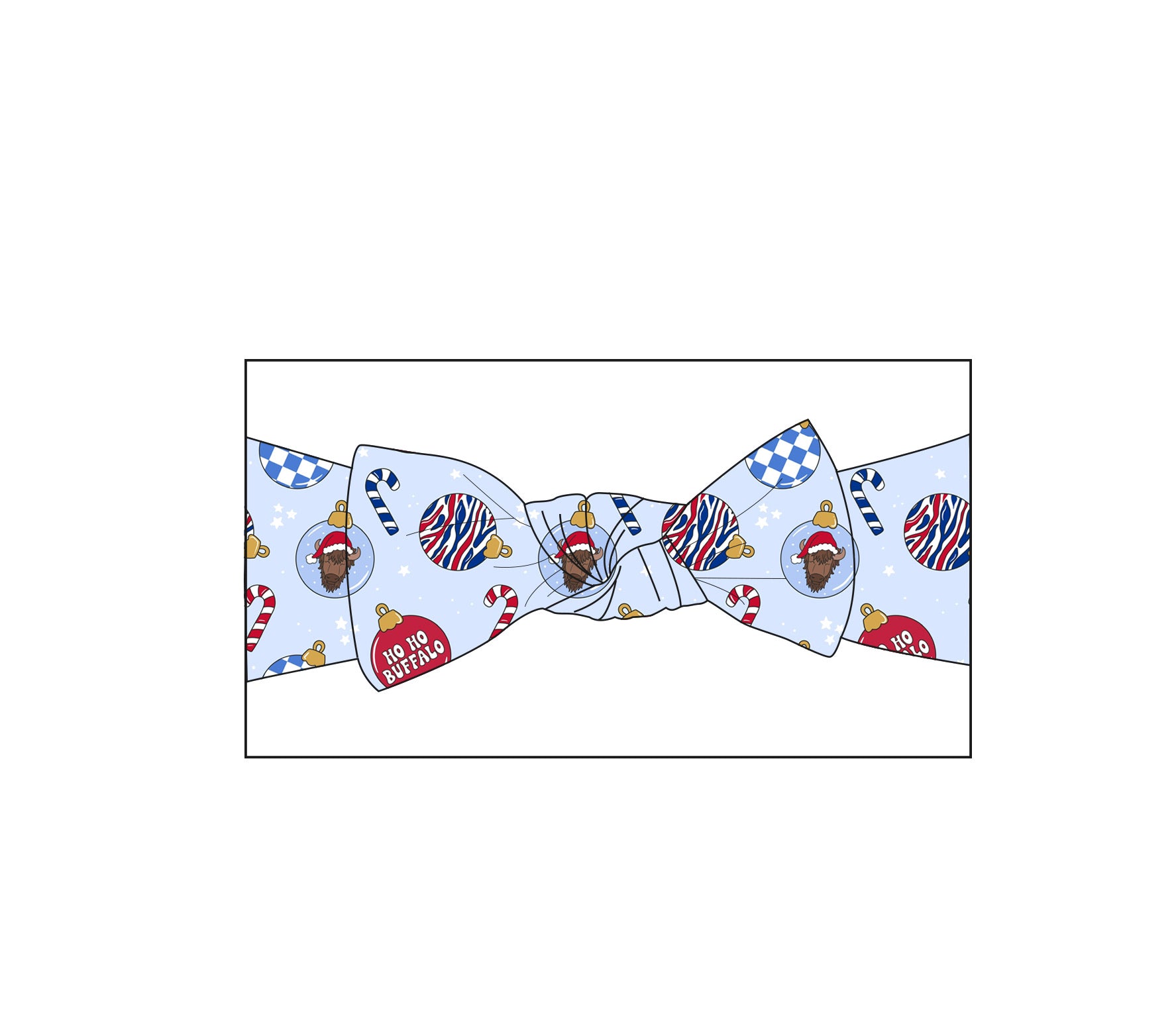 PRESALE: Ho Ho Buffalo | Headband (Est. Ship Date 11/10)