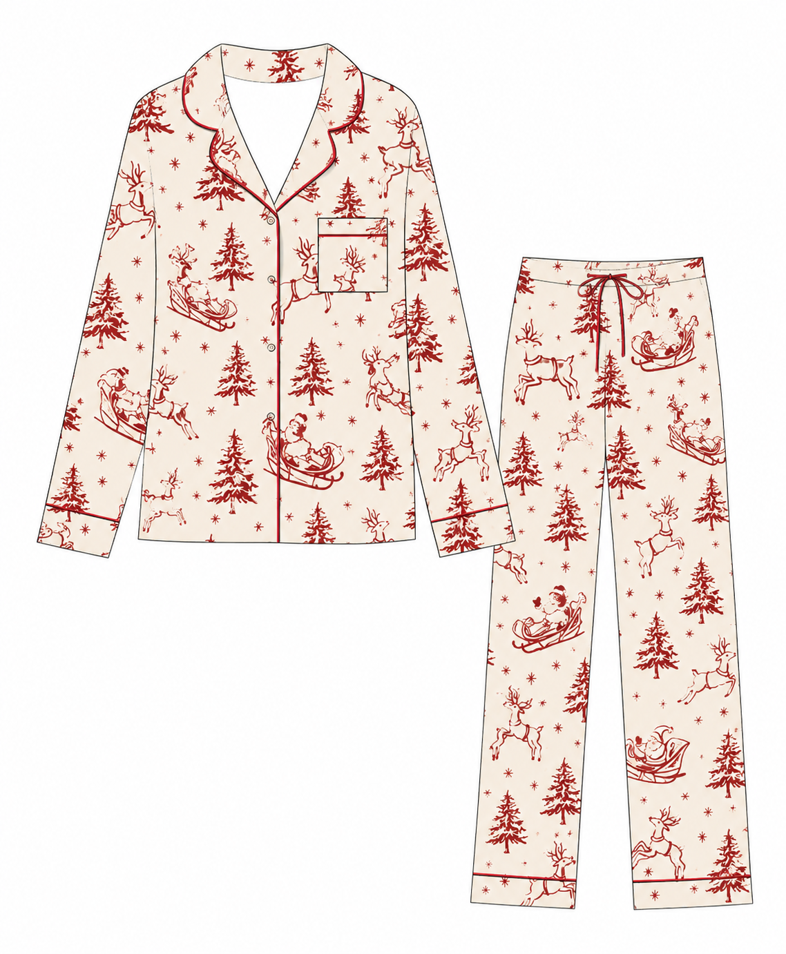 PRESALE: Festive Frost | Women's Long Sleeve Set (Est. Ship Date 11/10)