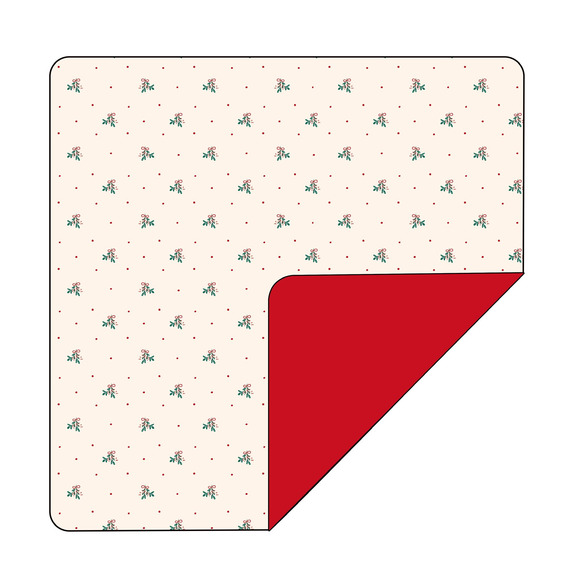 PRESALE: Merry Mistletoe | 50X50 Plush Blanket (Est. Ship Date 11/10)