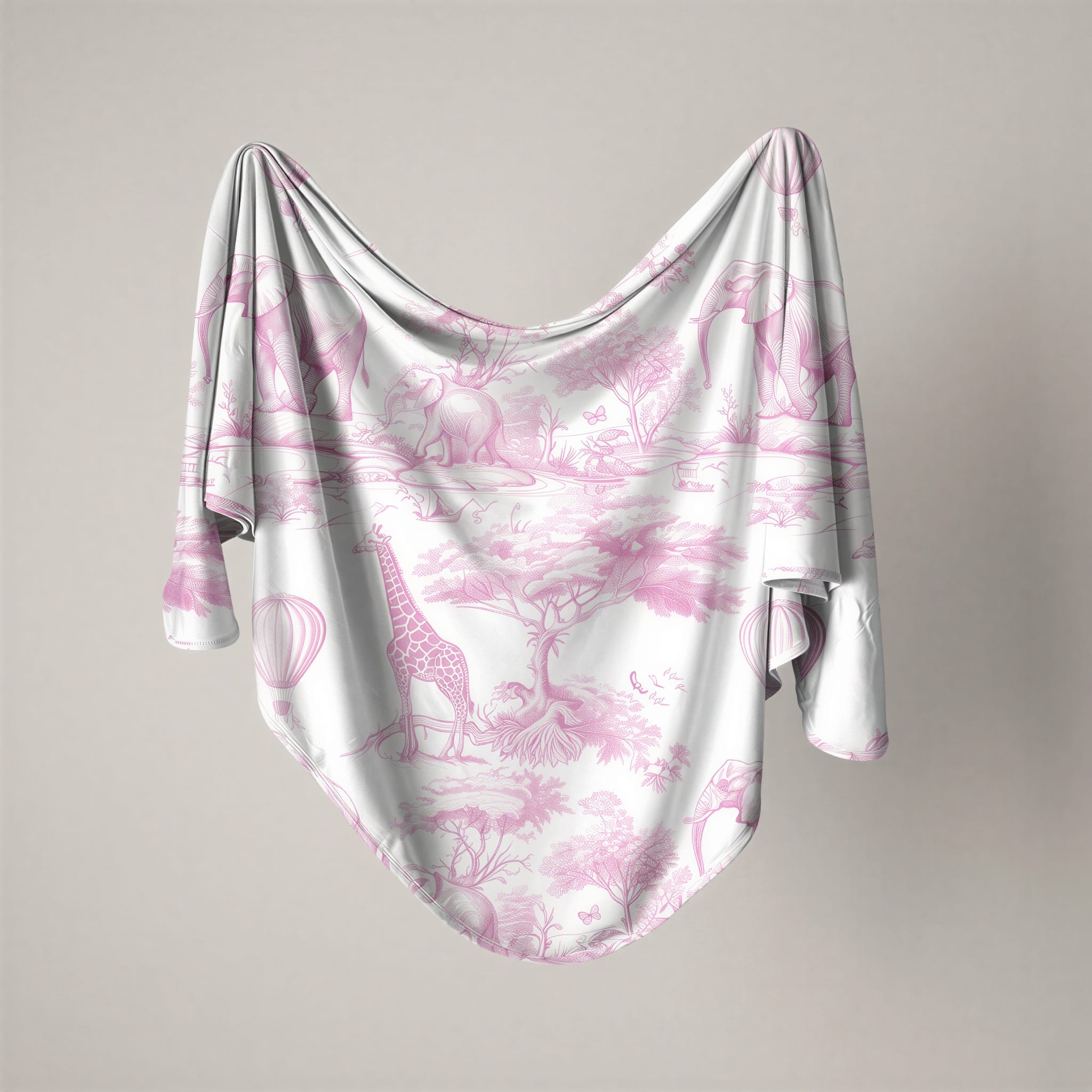 Baby Pink Safari | Swaddle