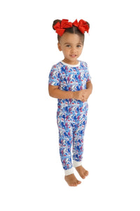 Sunday Funday | Short Sleeve Long Pant Set