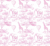 Baby Pink Safari | Knotted Gown + Beanie